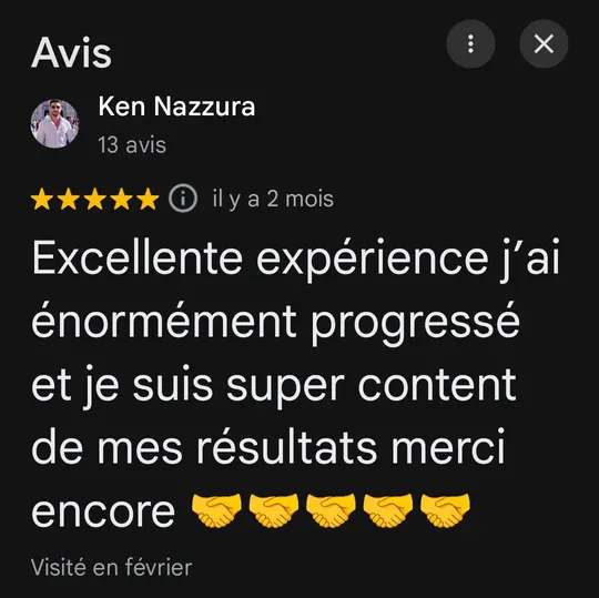 Avis Google — Ken